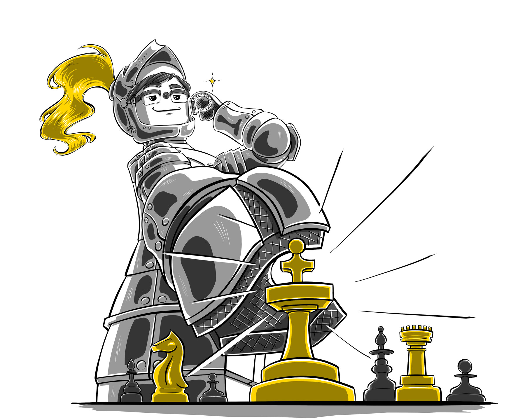 Zeichnung Cyber Security Cyber Security by DTS ist besser als die Konkurrenz