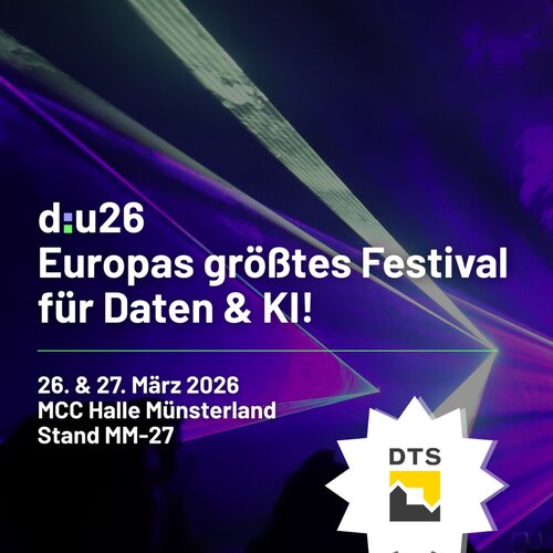 🚀 We’re unplugging data – and plugging into the future: DTS ist offizieller Partner der @dataunplugged 💜💚
Wenn... 🚀 We’re unplugging data – and plugging into the future: DTS ist offizieller Partner der @dataunplugged 💜💚
Wenn...