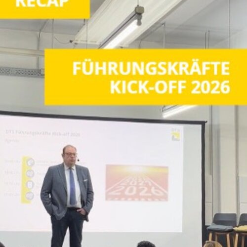 Führung bedeutet, Verantwortung für die Zukunft zu übernehmen. 💪
Beim jüngsten DTS Führungskräfte Kick-Off haben wir... Führung bedeutet, Verantwortung für die Zukunft zu übernehmen. 💪
Beim jüngsten DTS Führungskräfte Kick-Off haben wir...