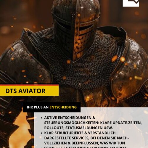 Transparenz in Echtzeit: DTS Aviator schmiedet Nachvollziehbarkeit neu. ⚒️🔥
Unser Ziel? Mehr Vertrauen in Cyber... Transparenz in Echtzeit: DTS Aviator schmiedet Nachvollziehbarkeit neu. ⚒️🔥
Unser Ziel? Mehr Vertrauen in Cyber...